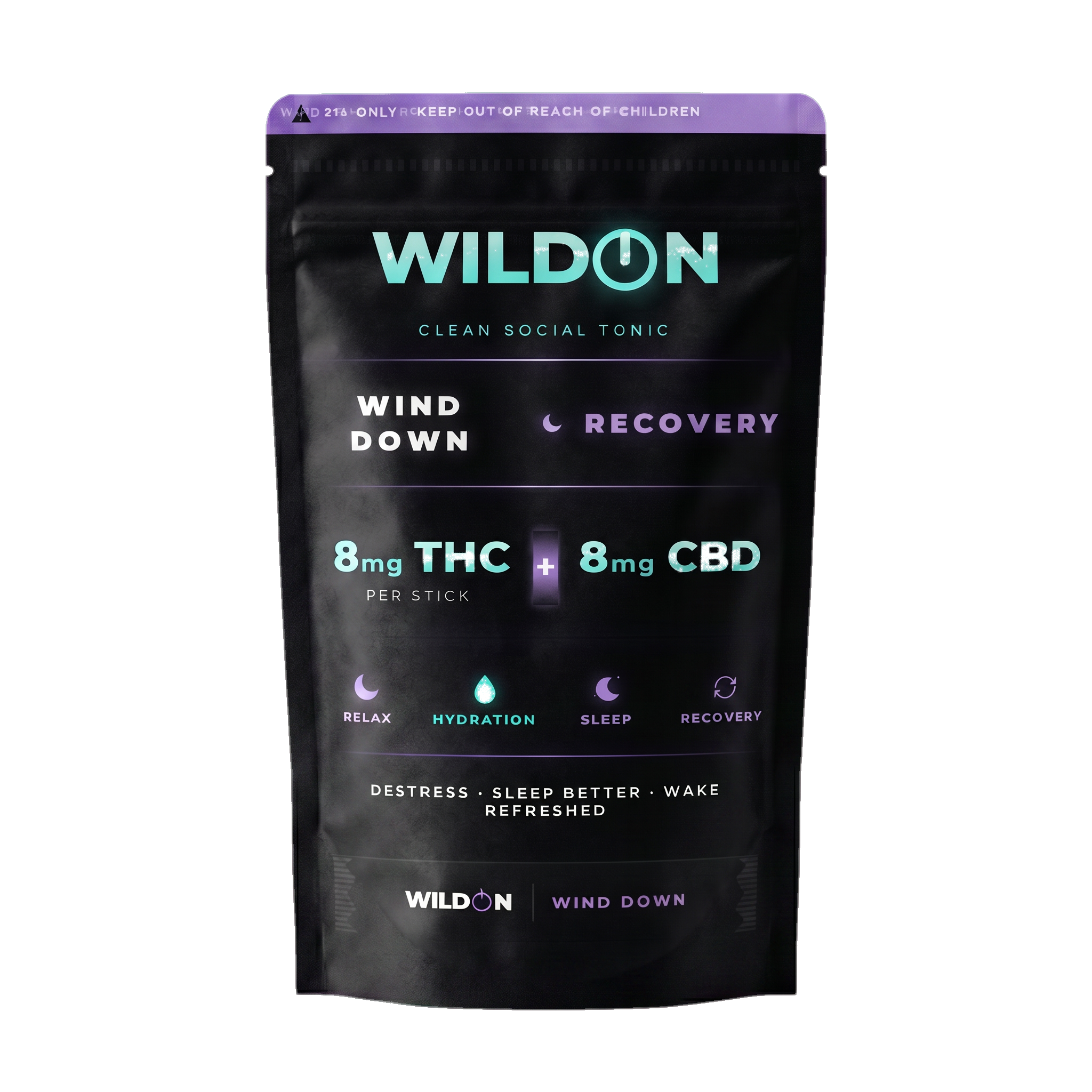 WILD ON Wind Down — RECOVER pouch bag